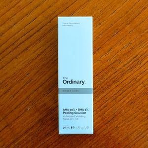 NWT The Ordinary AHA 30% BHA 2% Peeling Solution